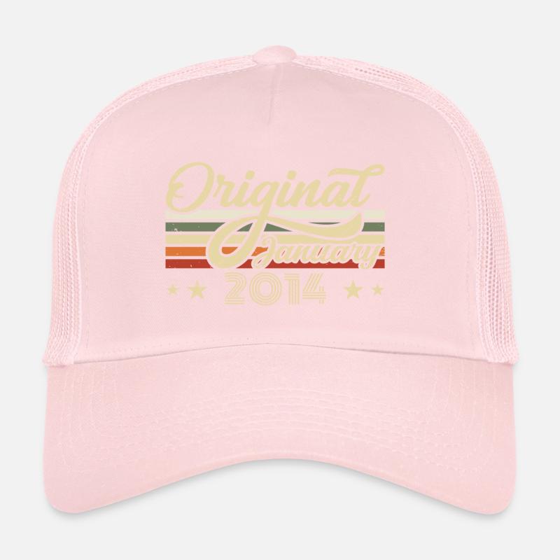 Anniversaire Janvier 2014 Janvier Né en Janvier Casquette trucker 