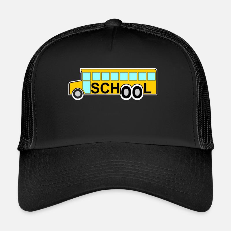 school school bus school bus Trucker Cap