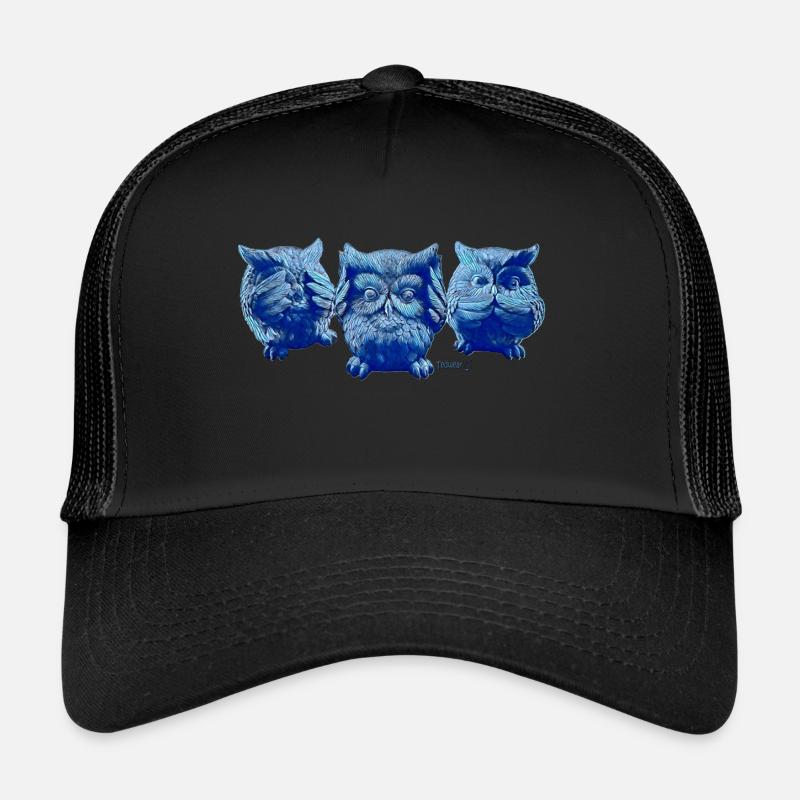 See No - Trucker Cap - black/black