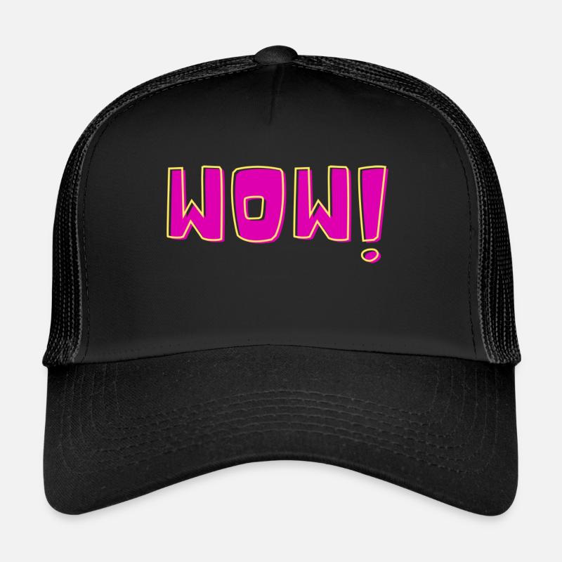 WOW - Trucker Cap - black/black