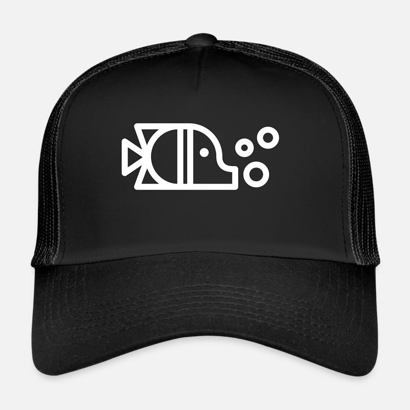 Poisson poisson eau dessin animé idée cadeau Casquette trucker 