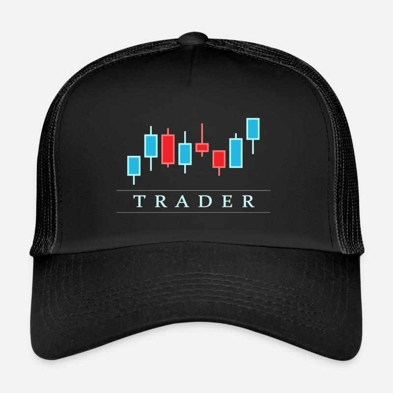 Schwarzer Trader - Trucker Cap - Schwarz/Schwarz