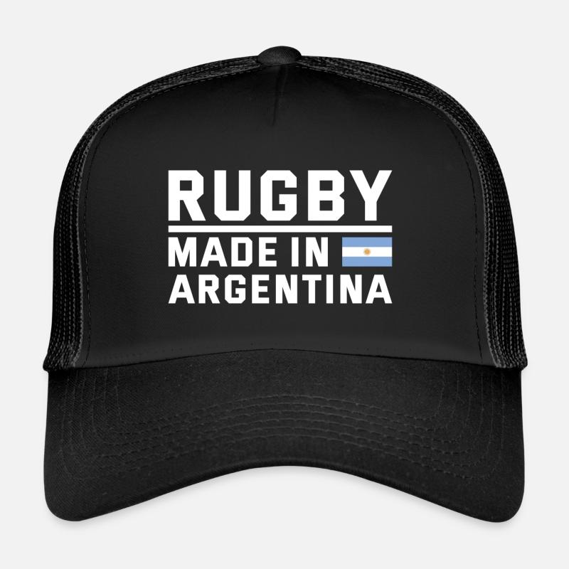 Rugby fabriqué à partir de rugby argentin Casquette trucker 