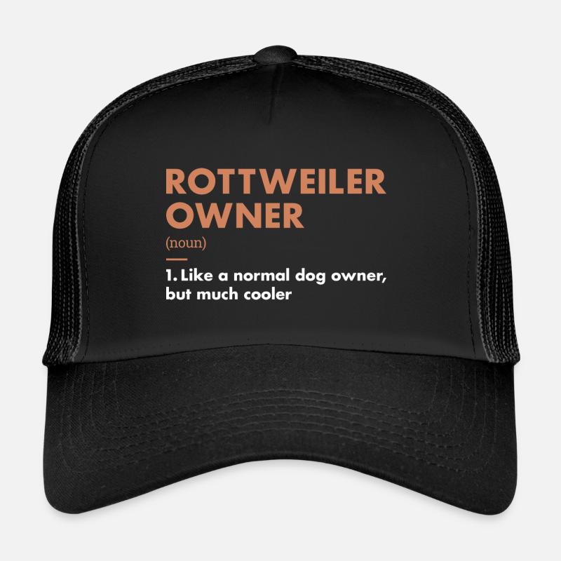 Rottweiler Définition du propriétaire Casquette trucker 