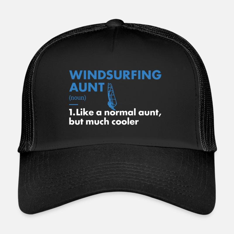 Sport Aunt Windsurfing Trucker Cap