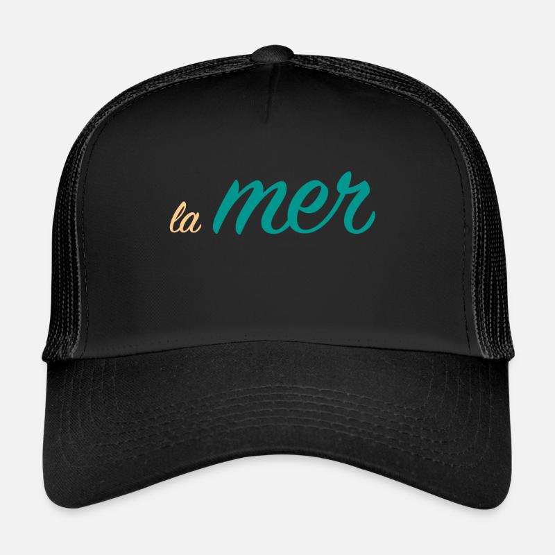 la mer - Trucker Cap - Schwarz/Schwarz