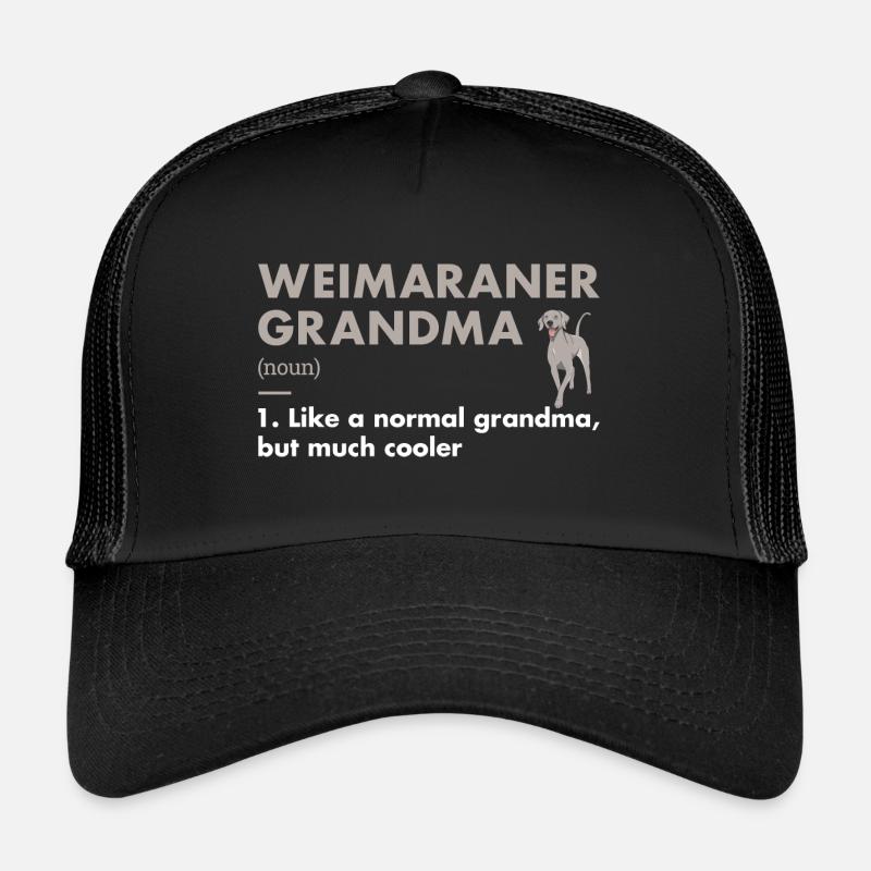 Weimaraner Grandma Definition Trucker Cap