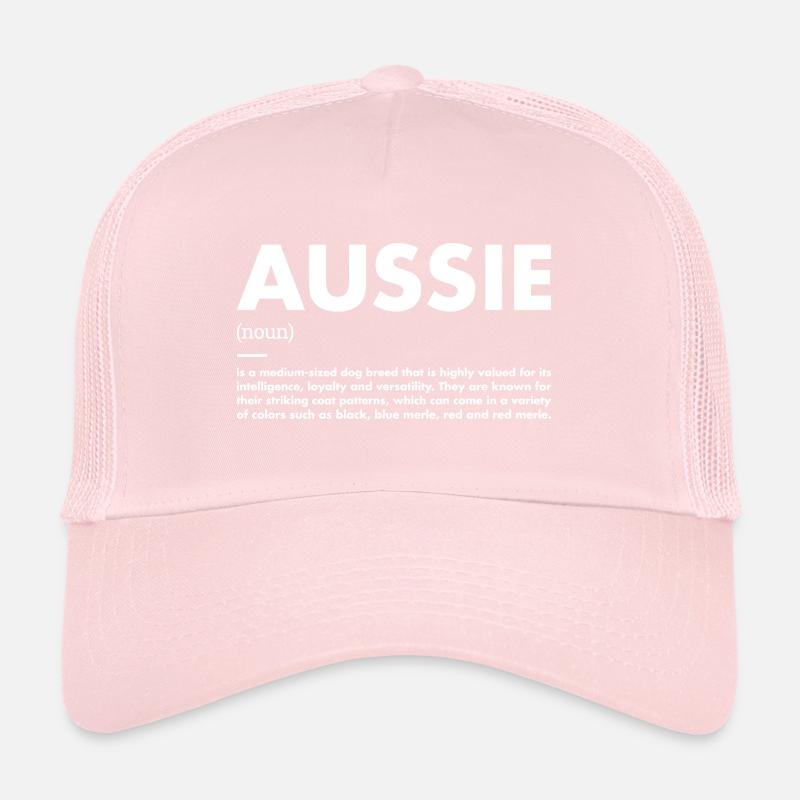 Dog Aussie Definition Trucker Cap