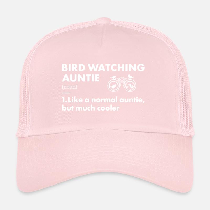 Bird Watcher Auntie Definition Bird Watching Trucker Cap