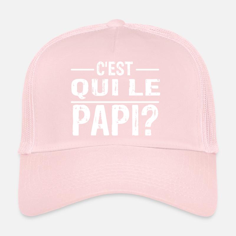 "C'est qui le papi?" t-shirt humour papi Casquette trucker 