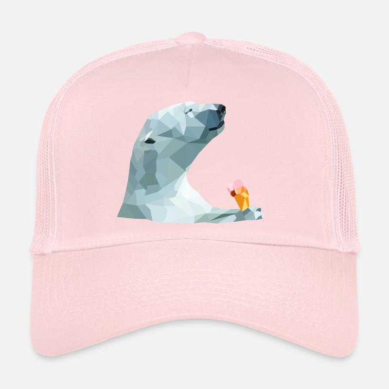 Eisbär mit Eis Vektor Trucker Cap