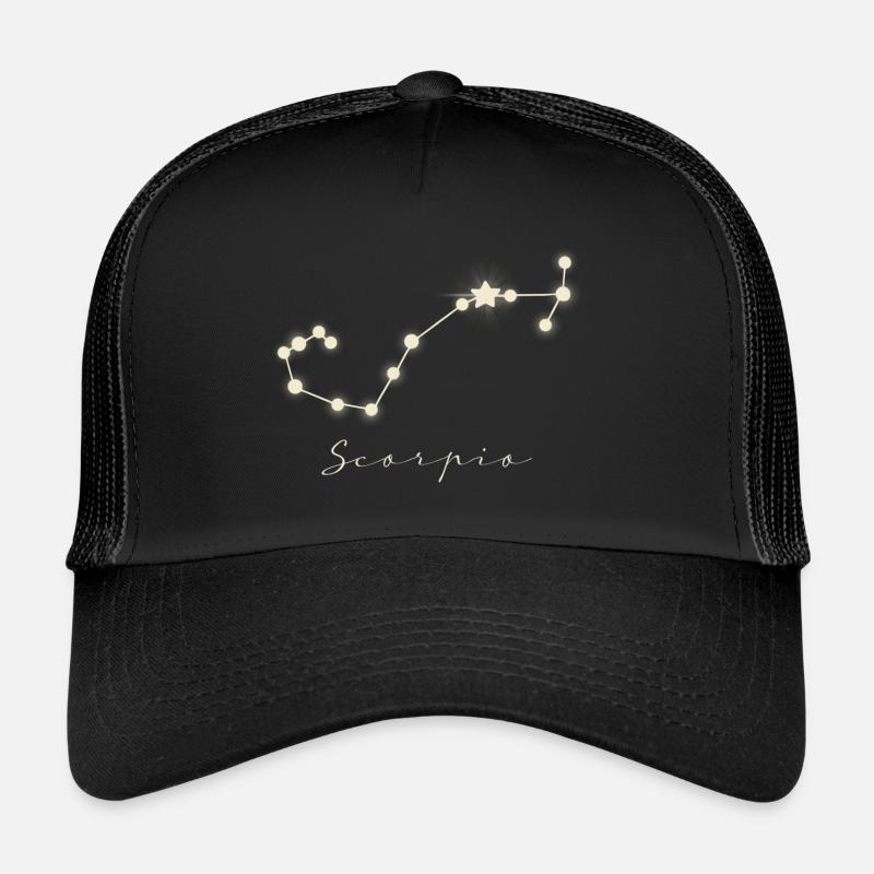 Zodiac Scorpion - Trucker Cap - black/black