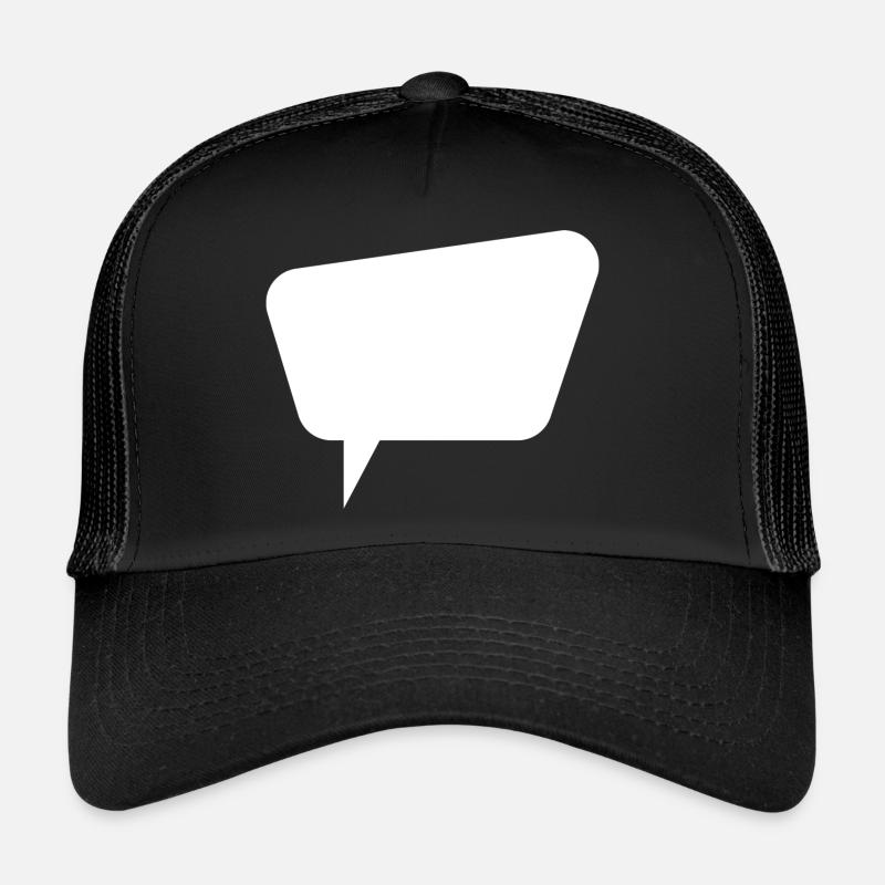 Speech Bubble Thought Bubble Label Speechbubble Trucker Cap