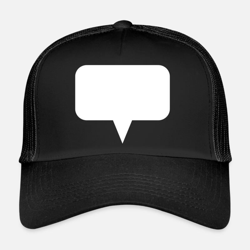 Speech Bubble Thought Bubble Label Speechbubble Trucker Cap