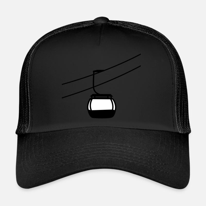eine einzelne gondelbahn seilbahn gondel winter ur Trucker Cap