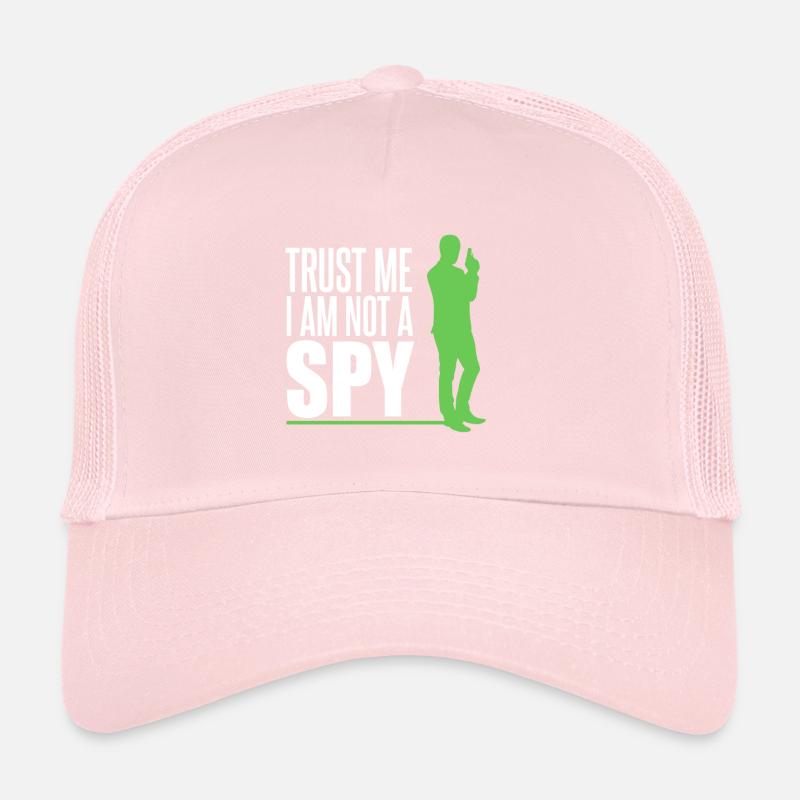 Spy Secret Agent Trucker Cap