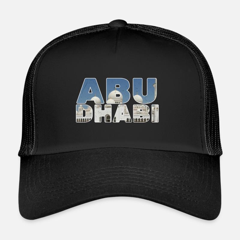ABU DHABI SHIRT - Trucker Cap - black/black