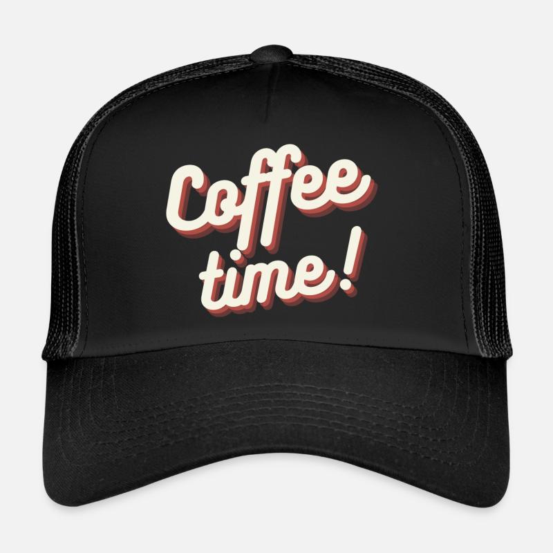 L'heure du café Casquette trucker 