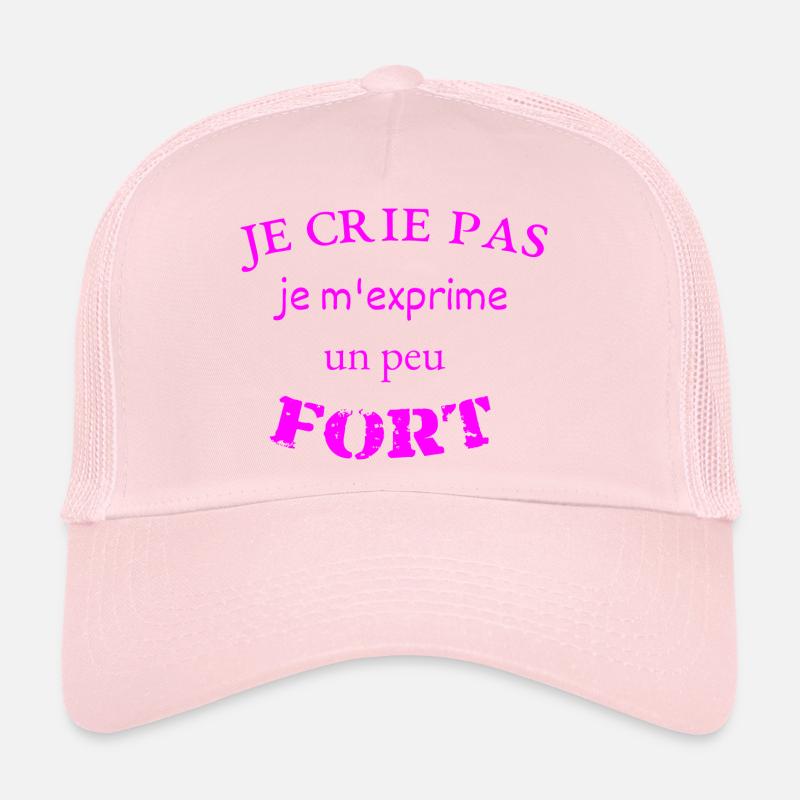je crie pas 2 Casquette trucker 
