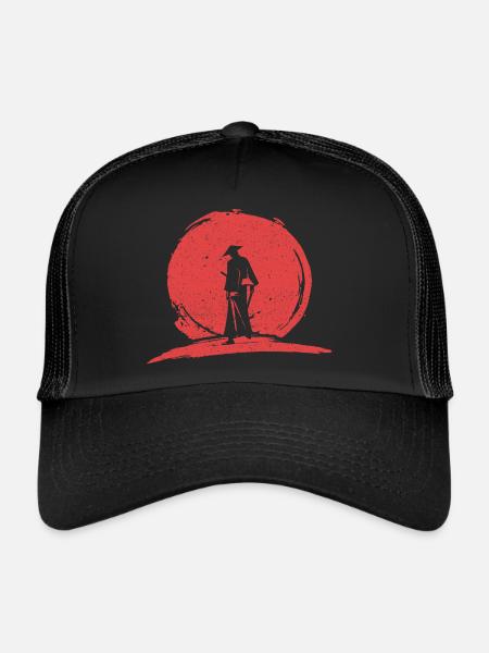 Samurai Ronin - Trucker Cap - Schwarz/Schwarz