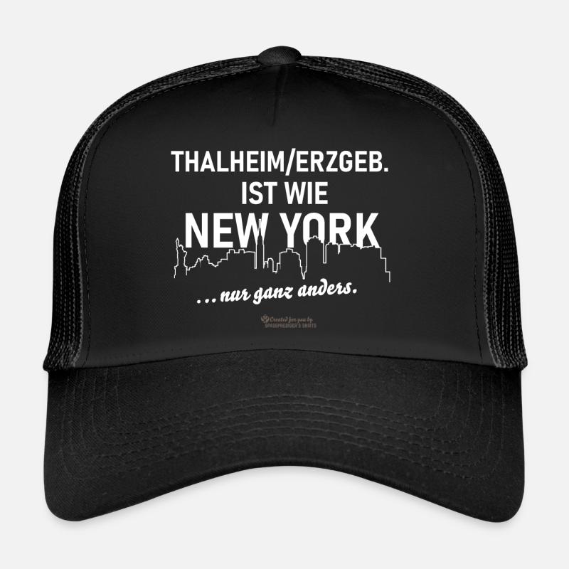 Thalheim Erzgebirge - Trucker Cap - Schwarz/Schwarz
