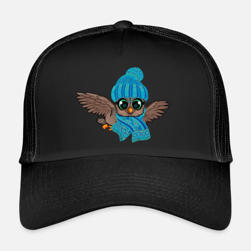 Frosteule Eule Frostbeule Herbst Winter Trucker Cap