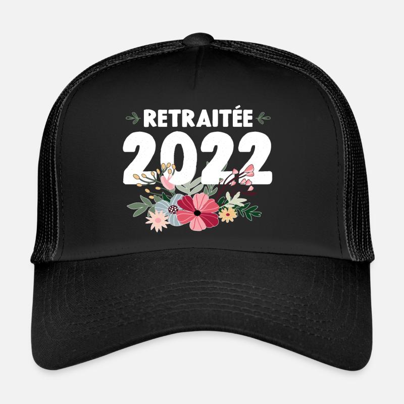 Retraitée 2022 Casquette trucker 