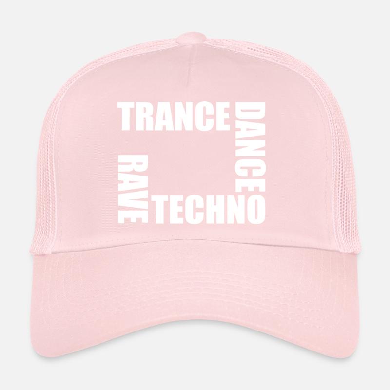 rave techno dance trance Trucker Cap