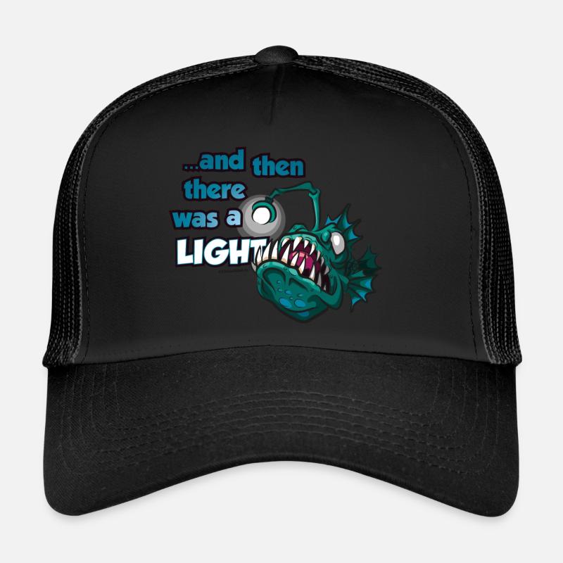 Frogfish Lantern Angler Deep Sea Saying Comic Trucker Cap