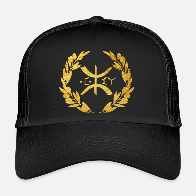 Z AMAZIGH BERBERE KABYLE EN OR Casquette trucker 