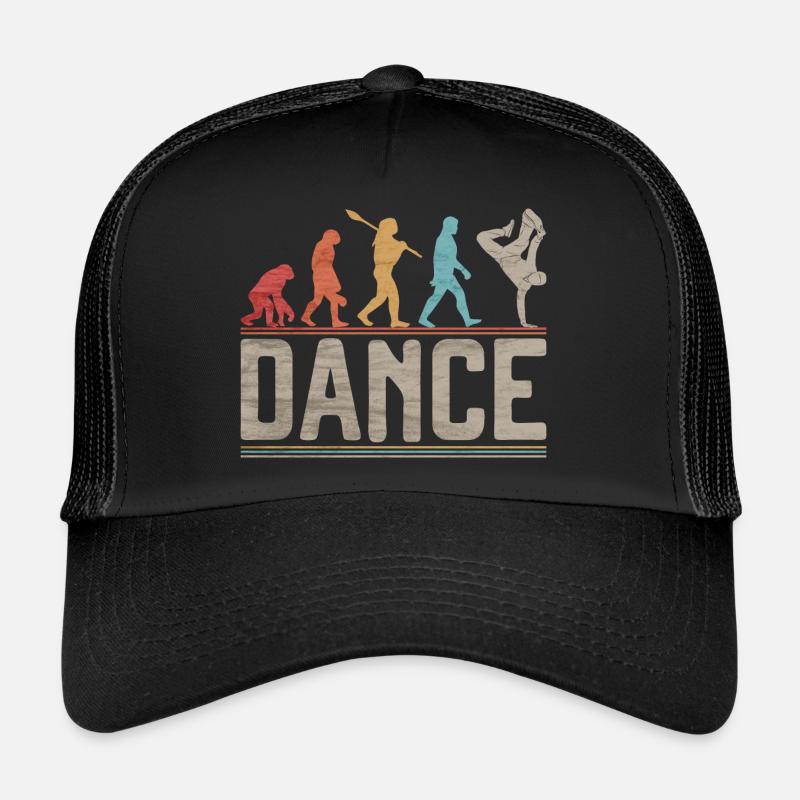 Breakdance Evolution B-boy B-Girl Hip Hop Danse - Casquette trucker  - noir/noir