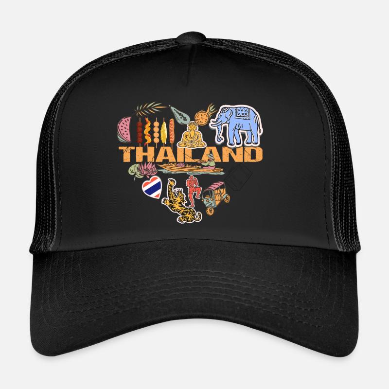 I love Thailand Emigration & Holidays - Trucker Cap - black/black