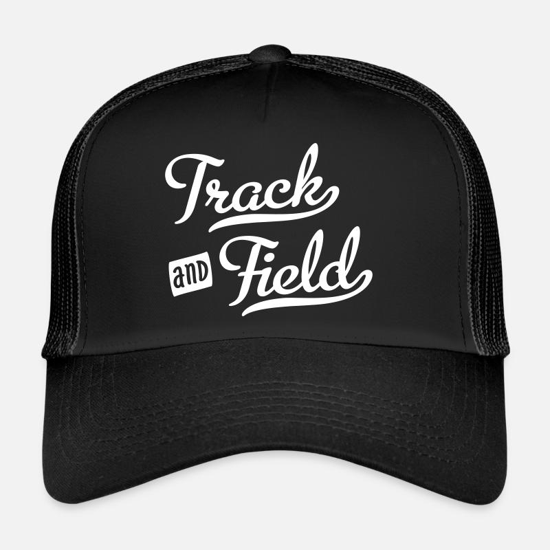 Leichtathletik - Trucker Cap - Schwarz/Schwarz
