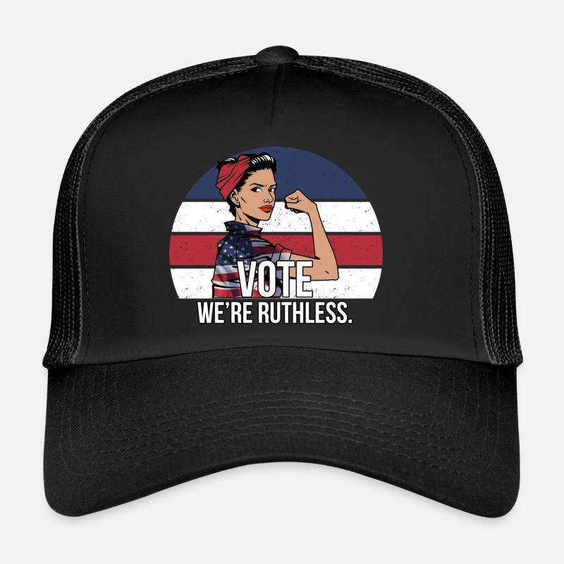 vote nous sommes impitoyables Casquette trucker 