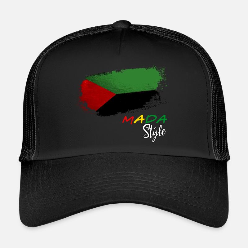 Mada Style Lion Puissance Drapeau Martinique Casquette trucker 