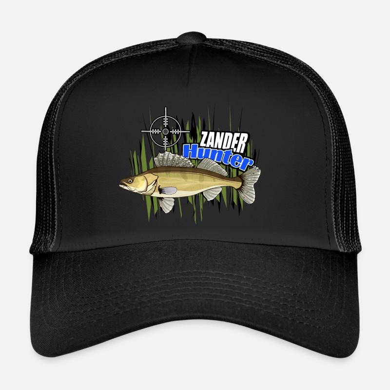 Zander Jäger - Trucker Cap - Schwarz/Schwarz