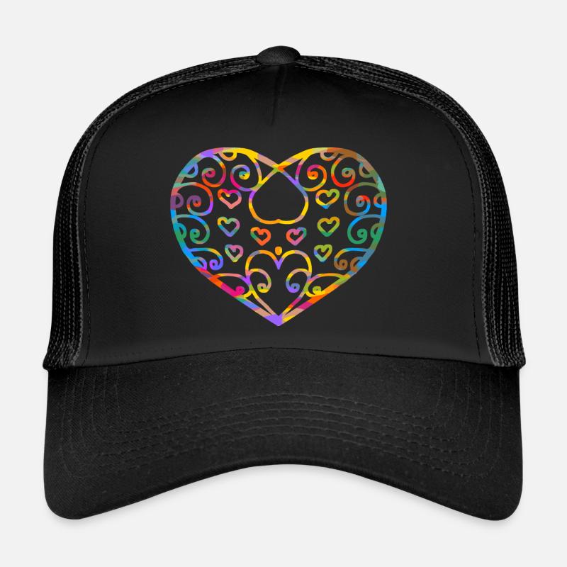 Cœur Casquette trucker 