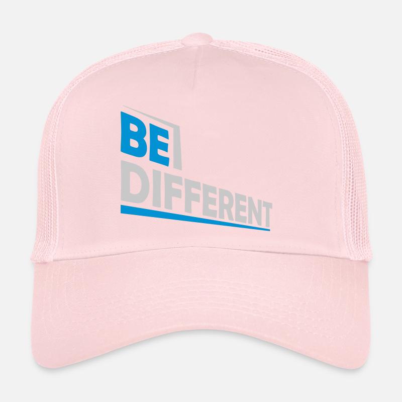 Soyez différent Logo Design Casquette trucker 