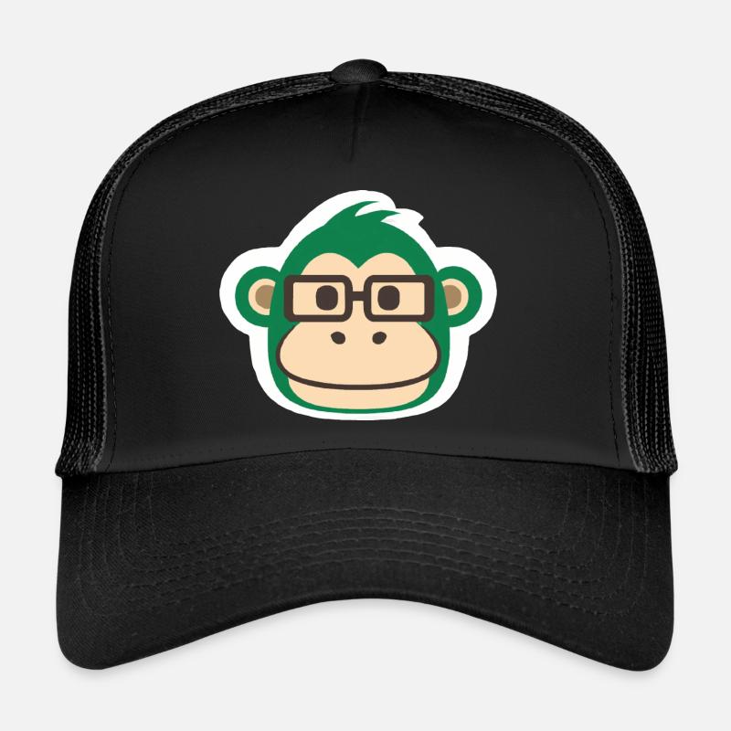 Type d’autocollant de singe Casquette trucker 