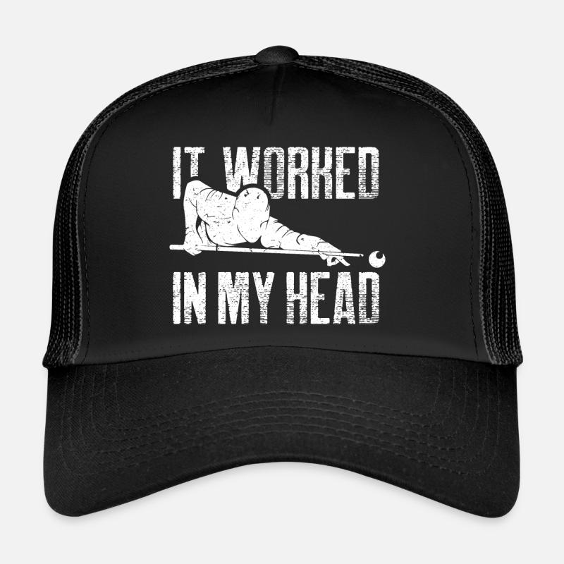 ça a marché dans ma tête Design pour un billird Casquette trucker 