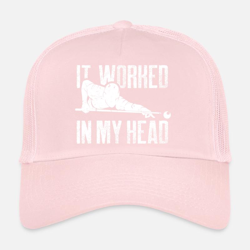 it worked in my head Design for a billird Trucker Cap