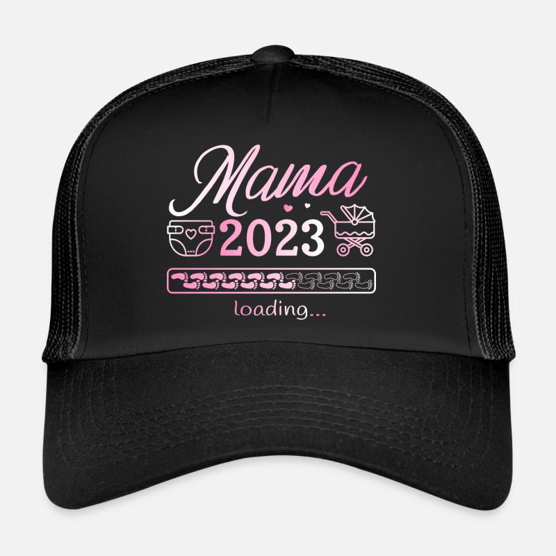 Werdende Mama 2023 Loading Schwanger Mutter Trucker Cap