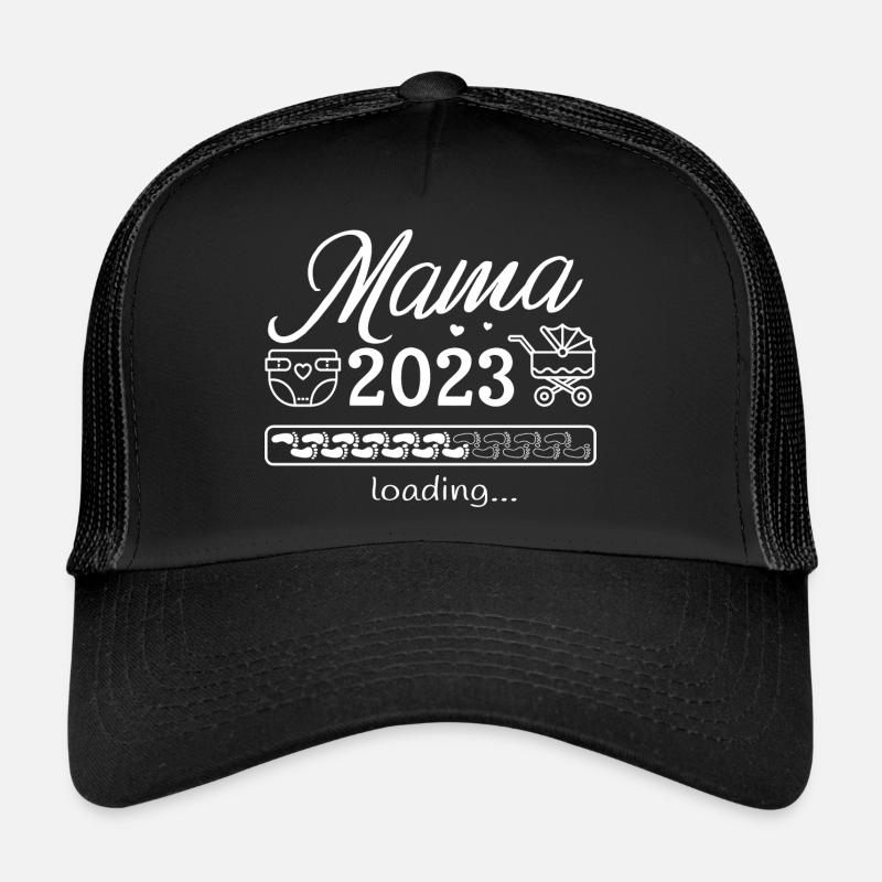 Werdende Mama 2023 Loading Schwanger Mutter Trucker Cap