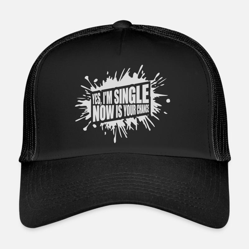 célibataire maintenant votre chance Casquette trucker 