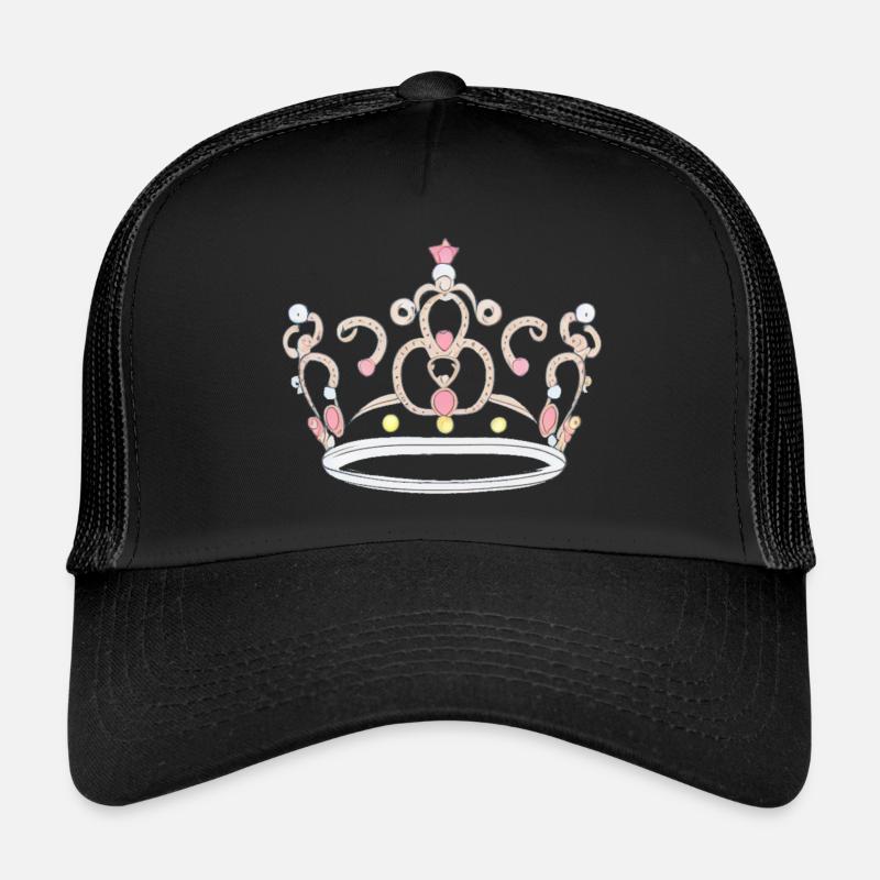 Crown King Queen Emperor Majesty Trucker Cap