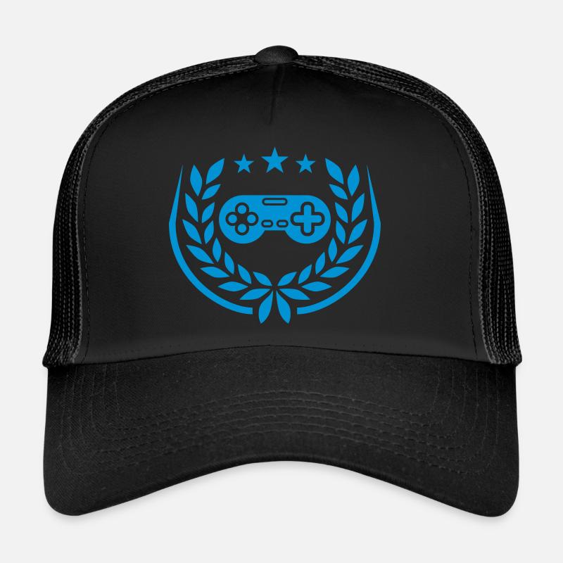 Sterne Lorbeerkranz Controller Retro Trucker Cap
