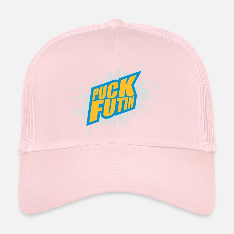 puck futin Logo Design Trucker Cap