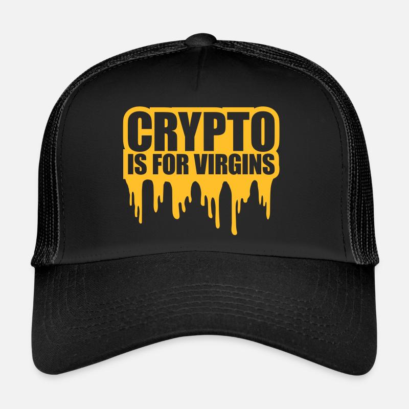 crypto is for virgins Trucker Cap