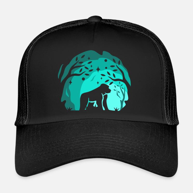 Gorilla Retro Vintage 80er Jahre Stil Trucker Cap