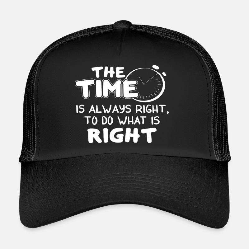 MARTIN LUTHER KÖNIG - Trucker Cap - Schwarz/Schwarz